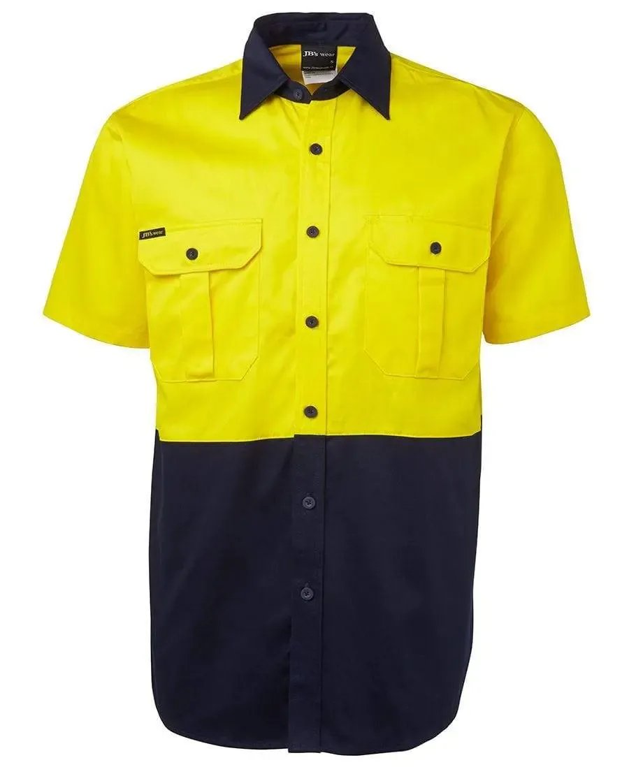 Jb's Short Sleeve Hi Vis Workwear Shirt 6HWS